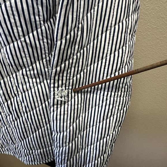 Patchwork Jacket Cotton Reversible Quilted Nantucket Cottage Core - Picture 8 of 16